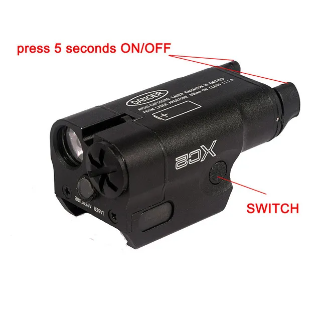XC2 Ultra Compact Pistol Flashlight LED White Light 200 Lunmens