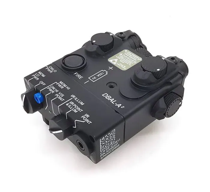 DBAL-A2 LED White weapon light + Red laser Lenses with Remote BK