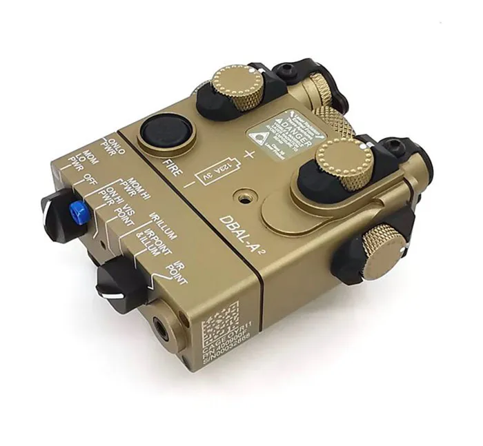 DBAL-A2 LED White weapon light + Red laser Lenses with Remote TA