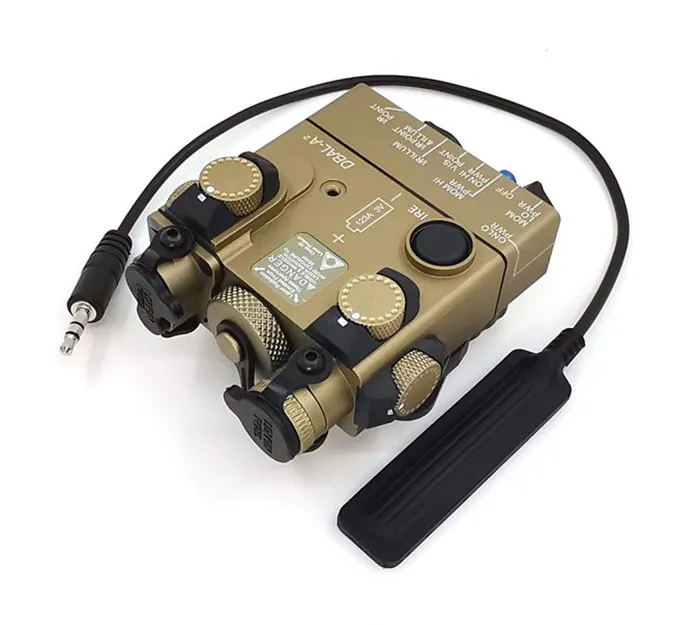 DBAL-A2 AN / PEQ-15A Type IR (Infrared) +Red Laser Lenses TAN