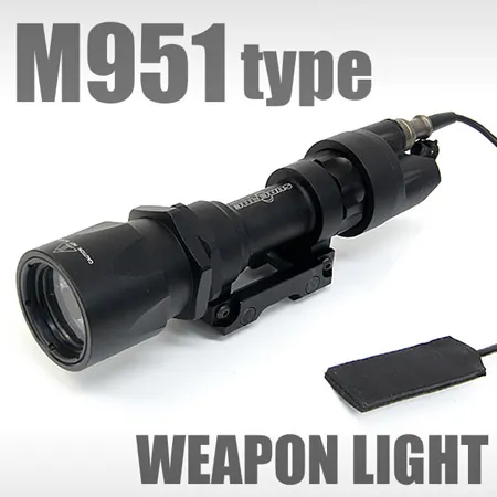 SureFire M951 Tactical Light LED Super Bright Black(EX108-BK)