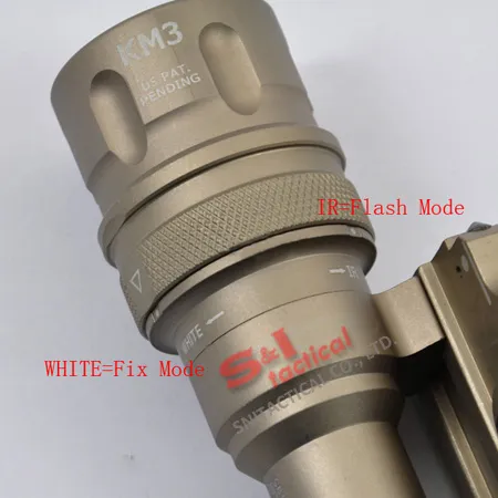 QD SureFire M952V Dual Output LED Weapon Flashlight HT