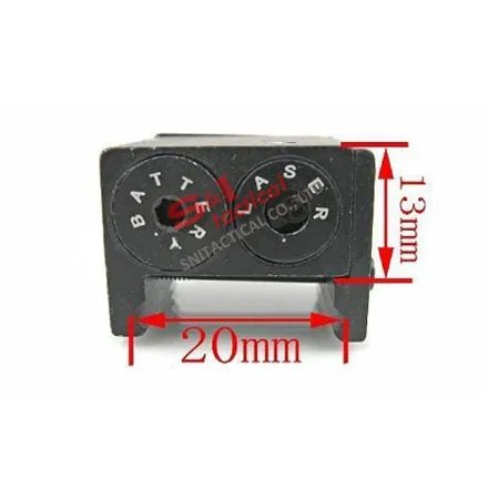 Micro MINI PISTOL LASER red dot laser SIGHT 20mm Weaver Rail