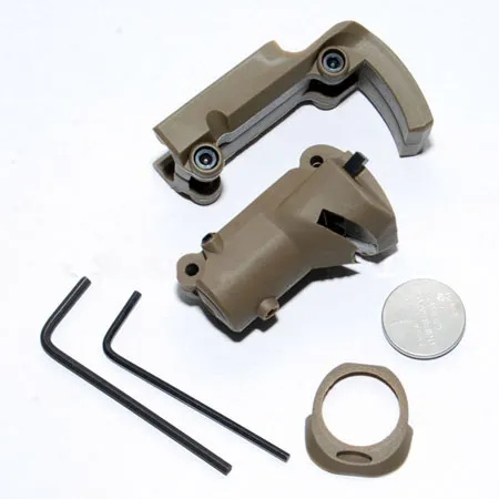 Red laser device for GLOCK and BARAK pistols with lateral groove