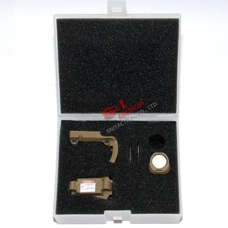 Red laser device for GLOCK and BARAK pistols with lateral groove