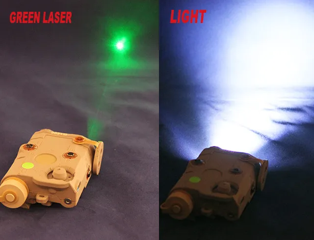 AN/PEQ-15 Green Laser White LED Flashlight Torch IR illuminator