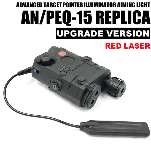 AN/PEQ-15 Red Laser w/ White LED Flashlight Torch IR illuminator