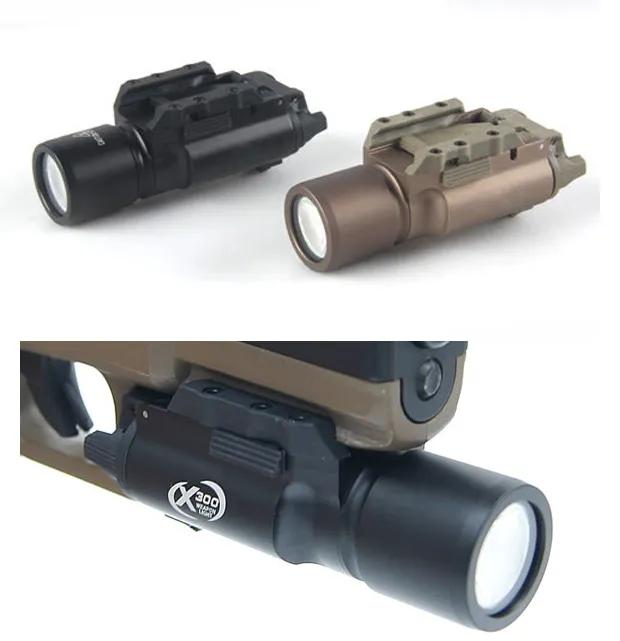 Hot Sale Surefire X300 Ultra LED Weapon Light for hunting Black