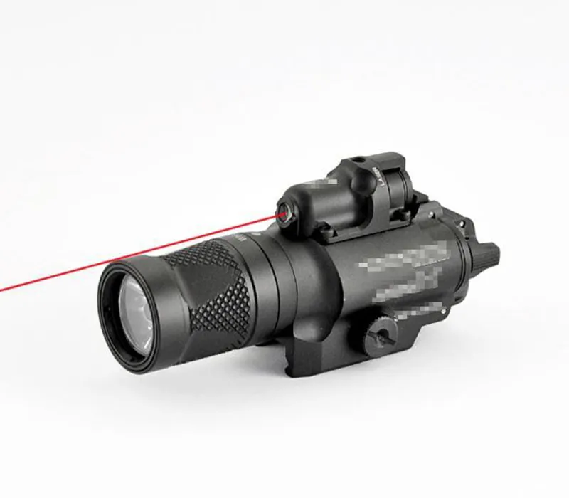SUREFIRE X400 LED Pistol/Rifle WeaponLight 500lumen red laser BK