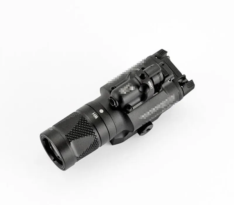 SUREFIRE X400 LED Pistol/Rifle WeaponLight 500lumen red laser BK
