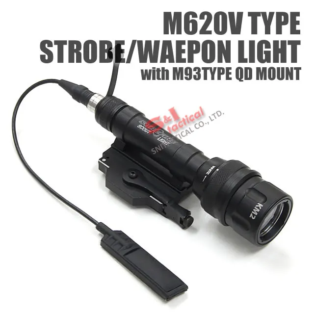 SF M620V Scout Light Weapon light Hard Anodizing QD LED Dual-Out