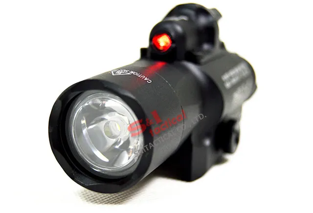 SF X400 Ultra LED Pistol/Rifle WeaponLight (500 Lums, Red laser)