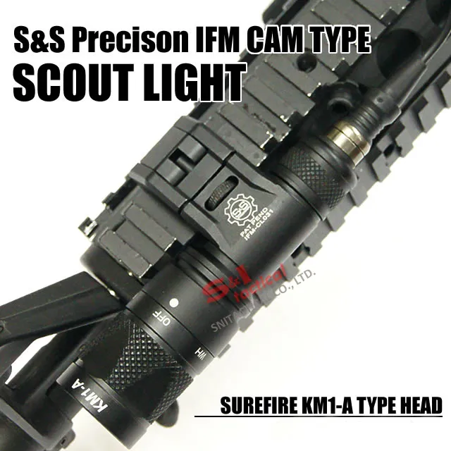 IFM CAM Scout Light Weapon light Hard Anodizing Aluminum QD CREE