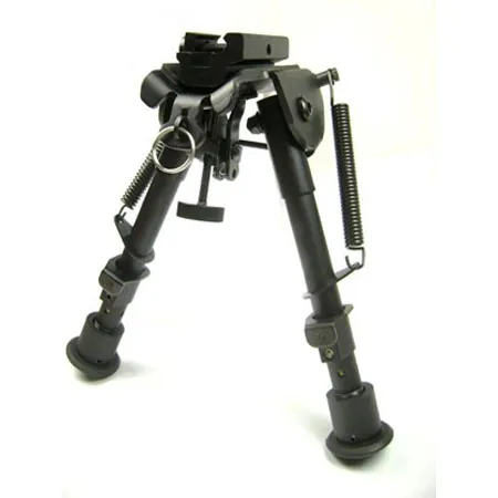 Tactical Bipod 6"-9" rifle T-POD Bipod Foregrip 5 level legs
