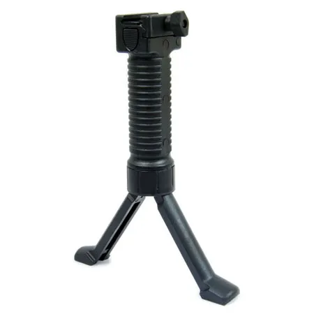 Grip Pod Tactical 20mm picatinny rail Bipod Vertical Grip Black
