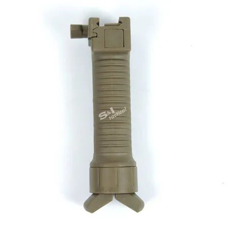 Grip Pod Tactical 20mm picatinny rail Bipod Vertical Grip Tan