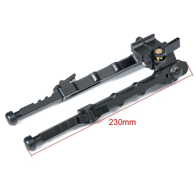 Aluminum SR5 tripod Quick Detach SR-5 QD Bipod 20mm rail Black