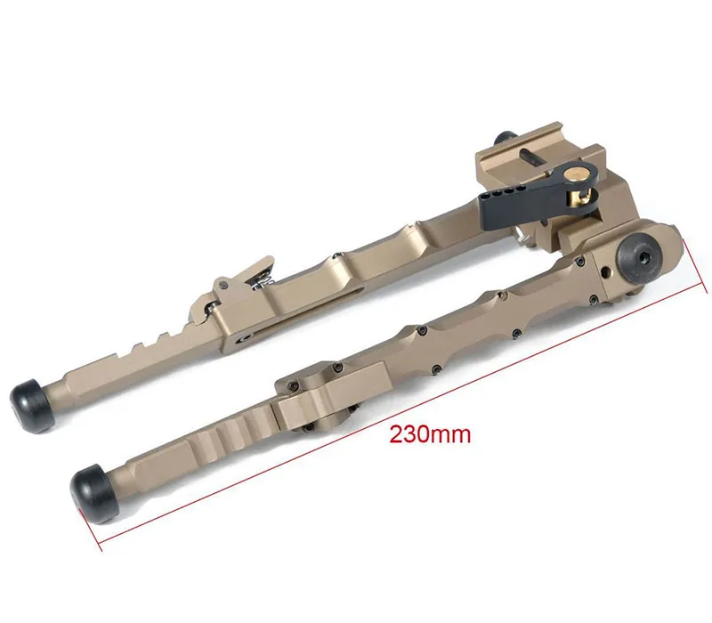 Aluminum SR5 tripod Quick Detach SR-5 QD Bipod 20mm rail Tan