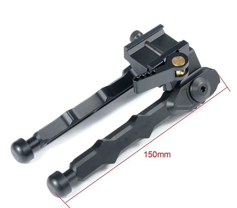 BR-4 QD Bipod Rifle Bipod Tactical Bipod 5.3 Inches Adjustable B