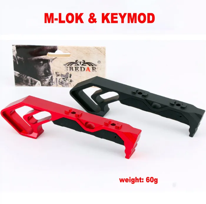 AR 10/15 MOD ForeGrip For M-lok & Keymod Black Red
