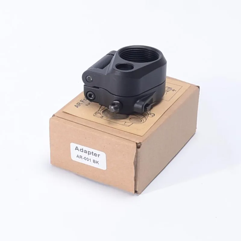 New AR Folding Stock Adapter For M16 M4 SR25 GBB AEG stock Black