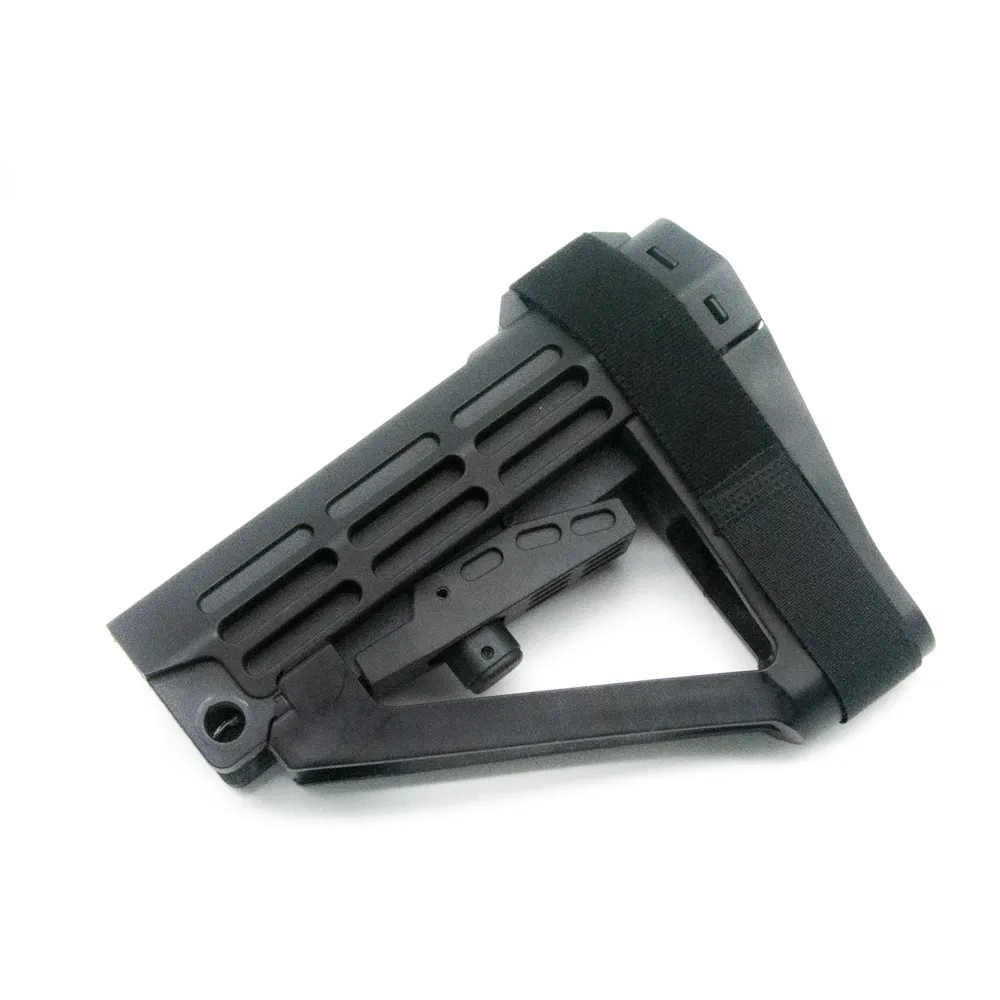 SBA4 Nylon Stock Buttstock Pistol M4 AR15 HK416 airsoft BK