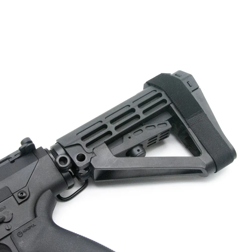 SBA4 Nylon Stock Buttstock Pistol M4 AR15 HK416 airsoft BK