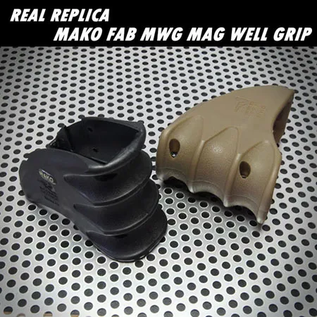Mako FAB DEFENSE Mag Well Grip Ergonomic CQB Grip-black/tan