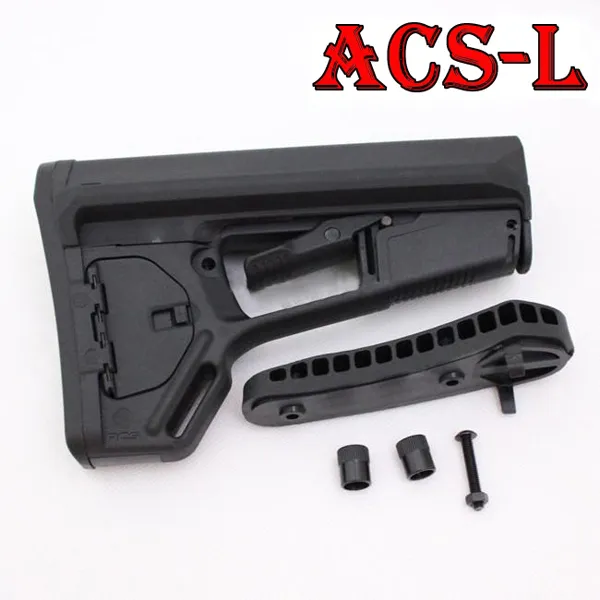 PTS ACS-L Stock With Rubber Pad black