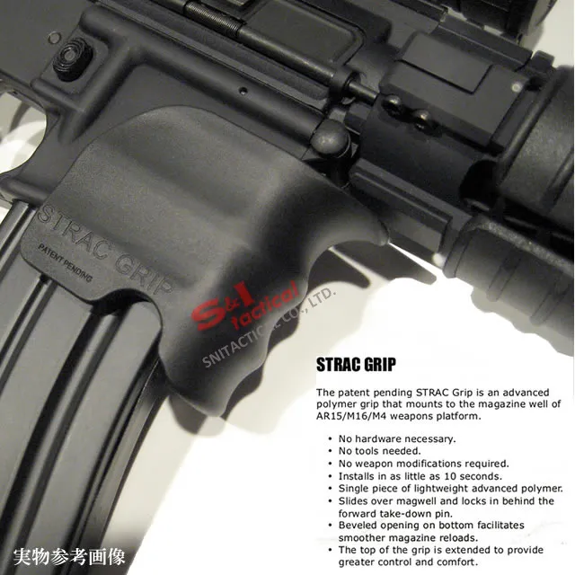 STRAC GRIP for M4 Magazine Well Multicam(A-TACS-SP)