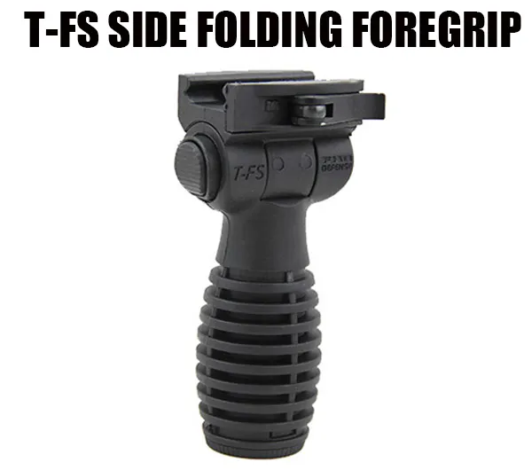 FAB Defense T-FS Side Folding Foregrip For AR15/M16/M4 BK