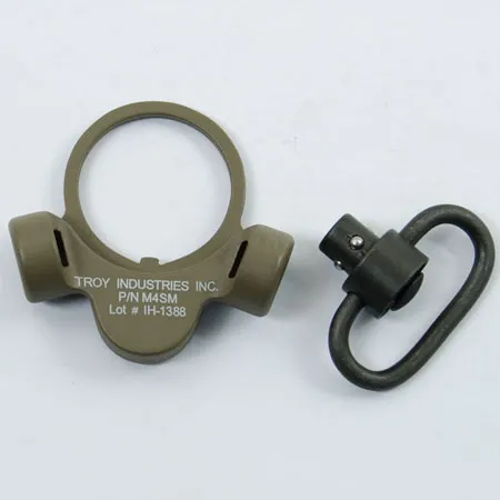 Troy Full Steel Dual Side QD Sling Swivel Dark Earth for GBB