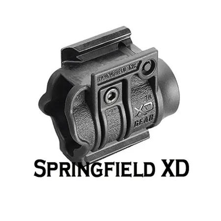 Springfield XD XML X-Treme Light Holder Picatinny Rail 1" holder