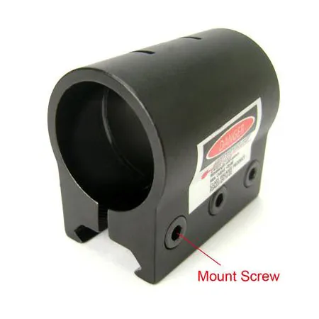 1" 25mm ring laser scope sight weaver picatinny 20mm rail mount