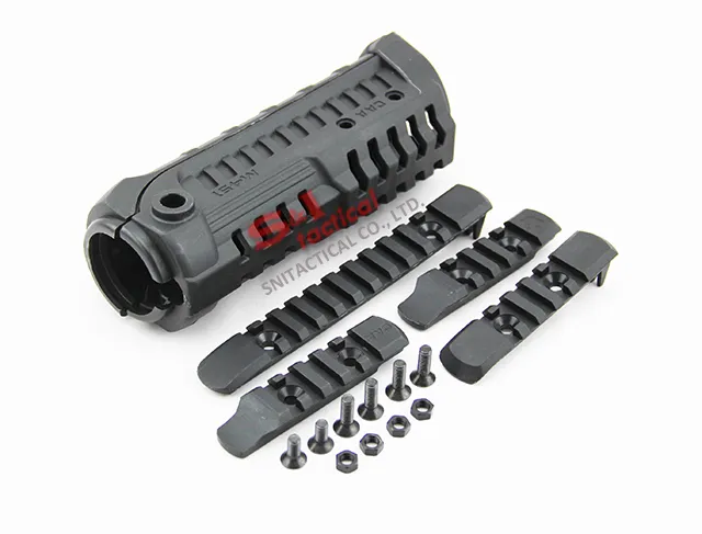 Tactical CAA M4S1 Handguard with Extra Rail Black
