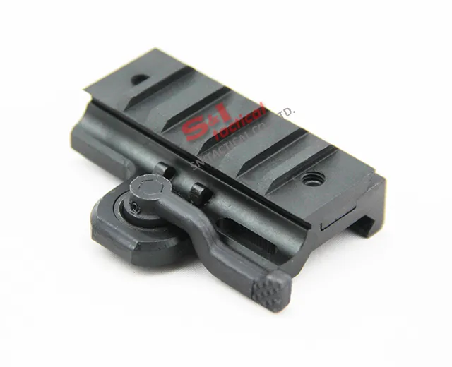 Quick Release Side Weaver Rail 20mm Extension Base Mount