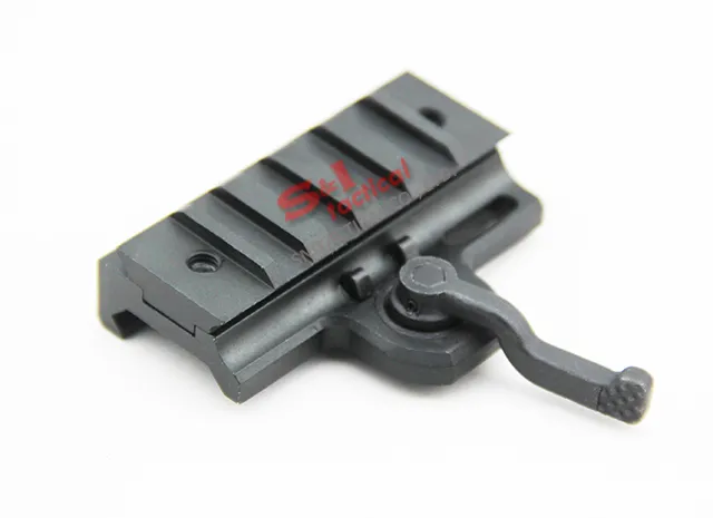 Quick Release Side Weaver Rail 20mm Extension Base Mount