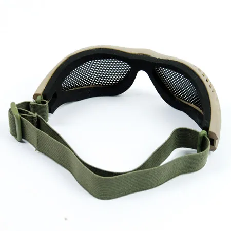 TMC Metal Wire Goggle Airsoft Mesh Goggles Tan/Khaki