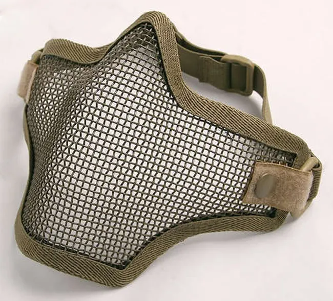 TMC Strike Steel Half Face Mask-Khaki G36