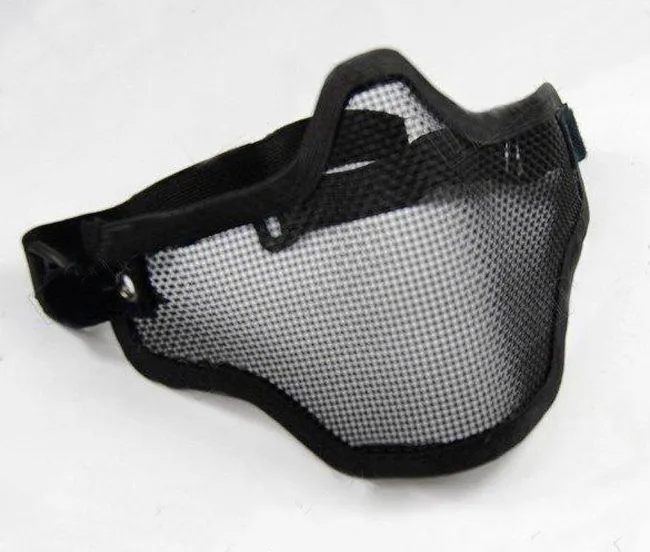 TMC Strike Steel Half Face Mask-Black G37