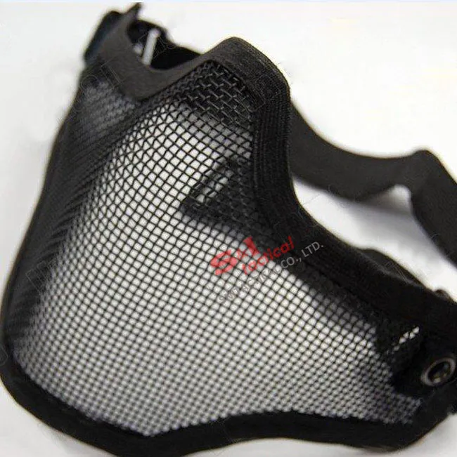 TMC Strike Steel Half Face Mask-Black G37