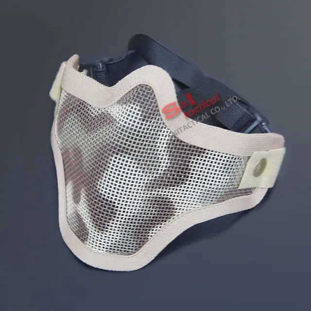 TMC V5 Strike Mesh Half Face Skull Mask