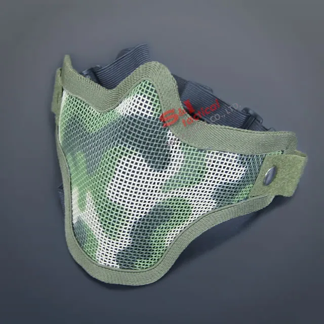 TMC V5 Strike Mesh Half Face Skull Mask