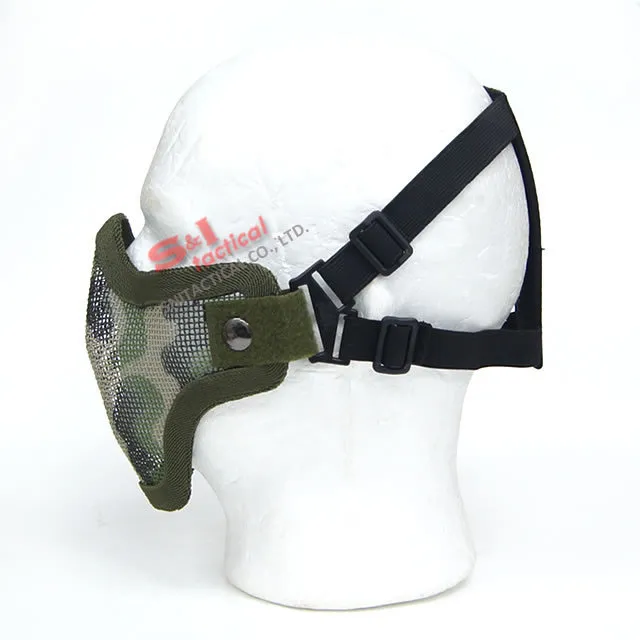 TMC V5 Strike Mesh Half Face Skull Mask