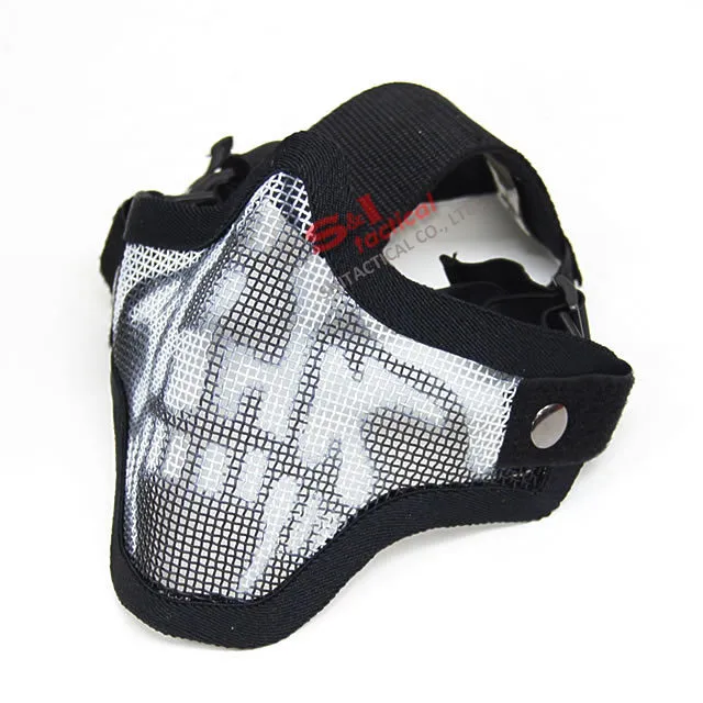 TMC V5 Strike Mesh Half Face Skull Mask