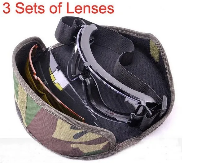 Military X800 bulletproof Eye Protection Sun Glasses