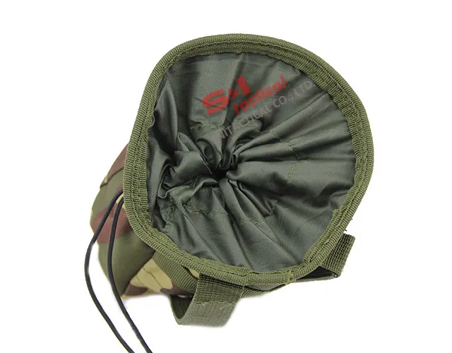 Tactical Folding Mag Recovery Dump Pouch Molle Loop and Hook