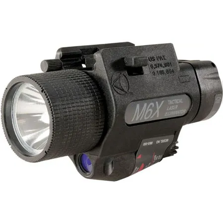 SureFire M6X BK Laser & Illuminator Flashlight with Led & Xenon