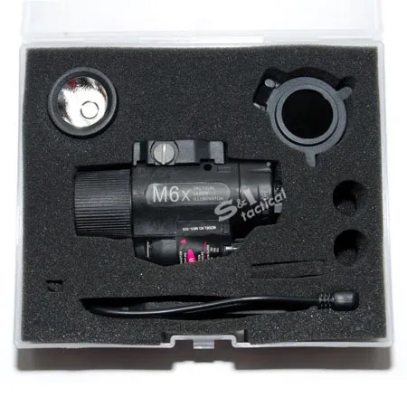 SureFire M6X BK Laser & Illuminator Flashlight with Led & Xenon