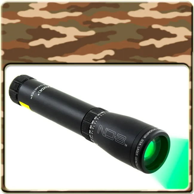 Green Laser High Power ND3 Light Designator w/ Adjustable Scope